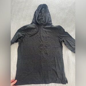 Cotton stripped hoodie